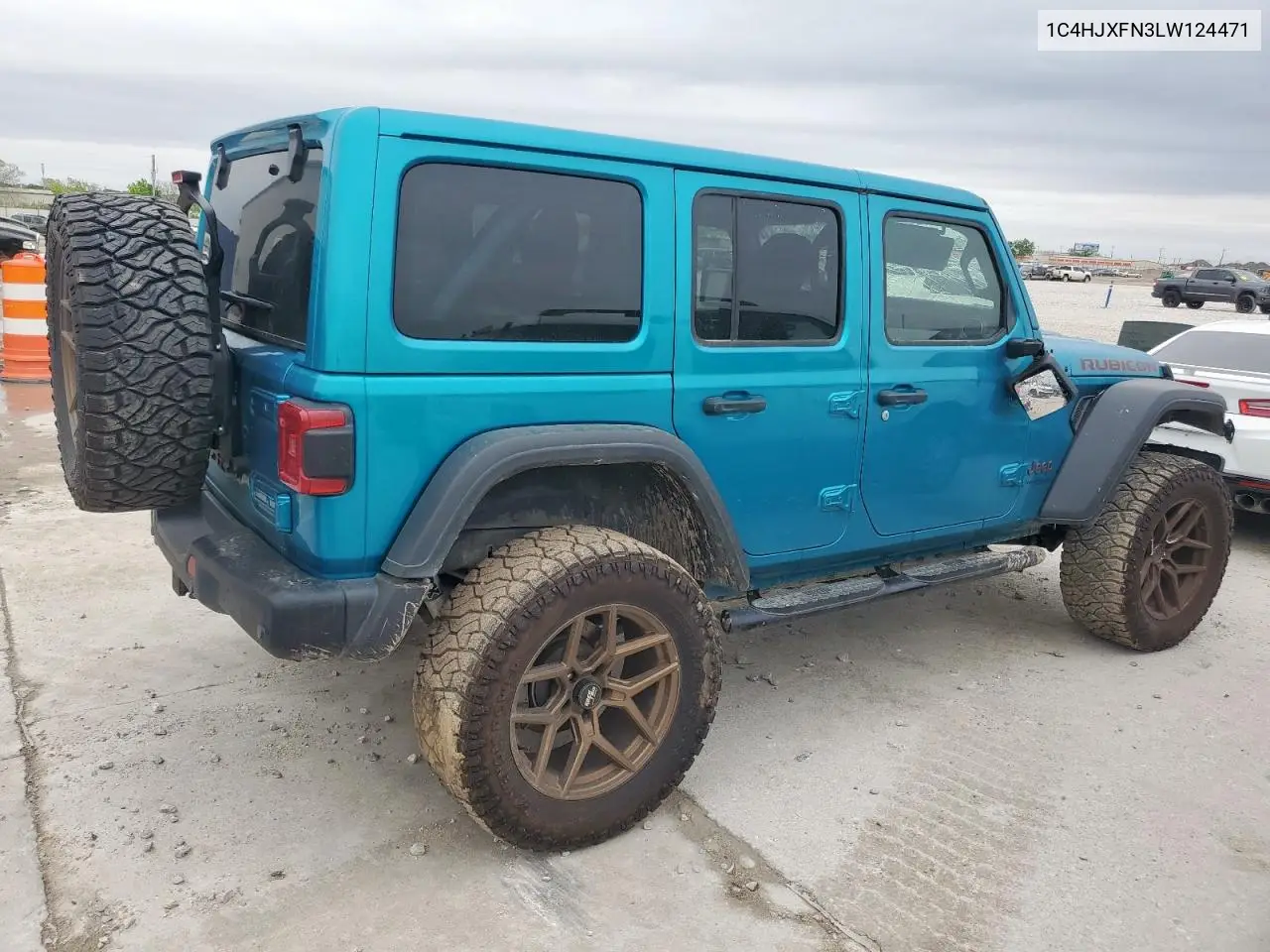 2020 Jeep Wrangler Unlimited Rubicon VIN: 1C4HJXFN3LW124471 Lot: 51816875
