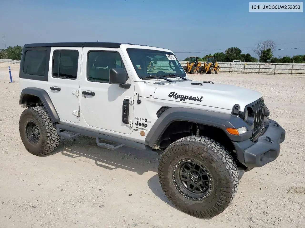 2020 Jeep Wrangler Unlimited Sport VIN: 1C4HJXDG6LW252353 Lot: 56556425