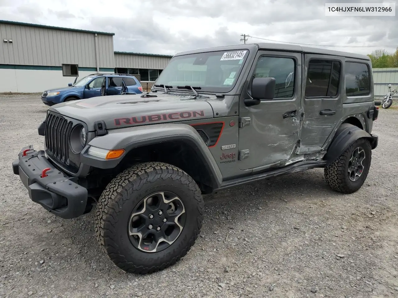 2020 Jeep Wrangler Unlimited Rubicon VIN: 1C4HJXFN6LW312966 Lot: 56832145