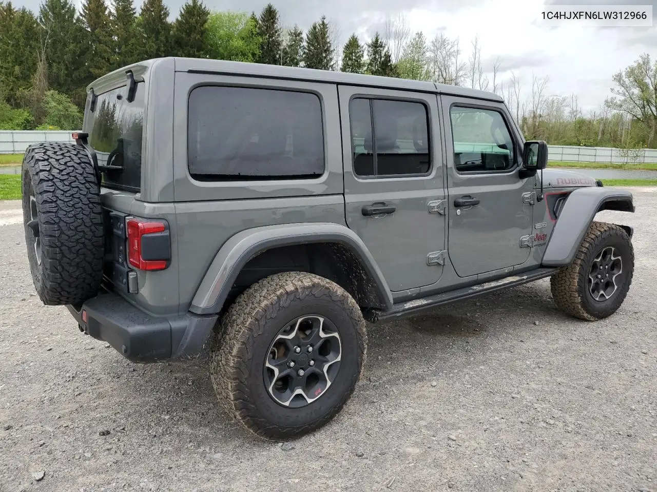 2020 Jeep Wrangler Unlimited Rubicon VIN: 1C4HJXFN6LW312966 Lot: 56832145