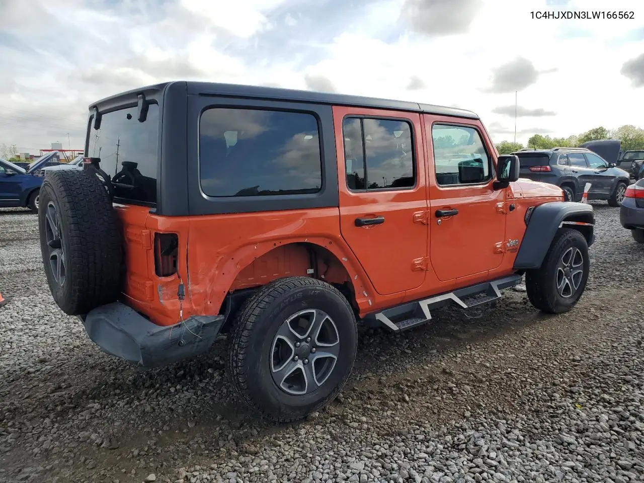 2020 Jeep Wrangler Unlimited Sport VIN: 1C4HJXDN3LW166562 Lot: 56940155