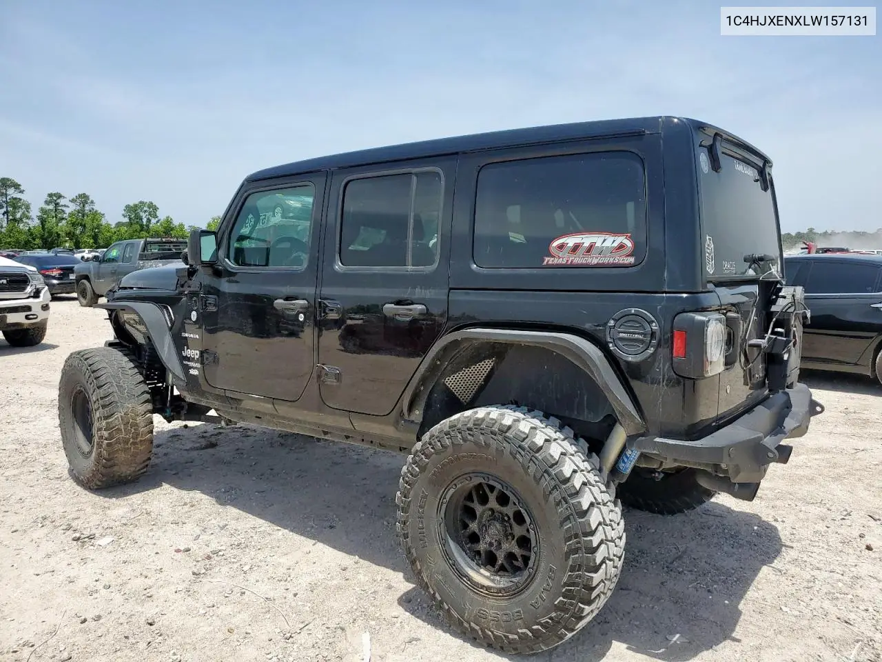 2020 Jeep Wrangler Unlimited Sahara VIN: 1C4HJXENXLW157131 Lot: 57039315