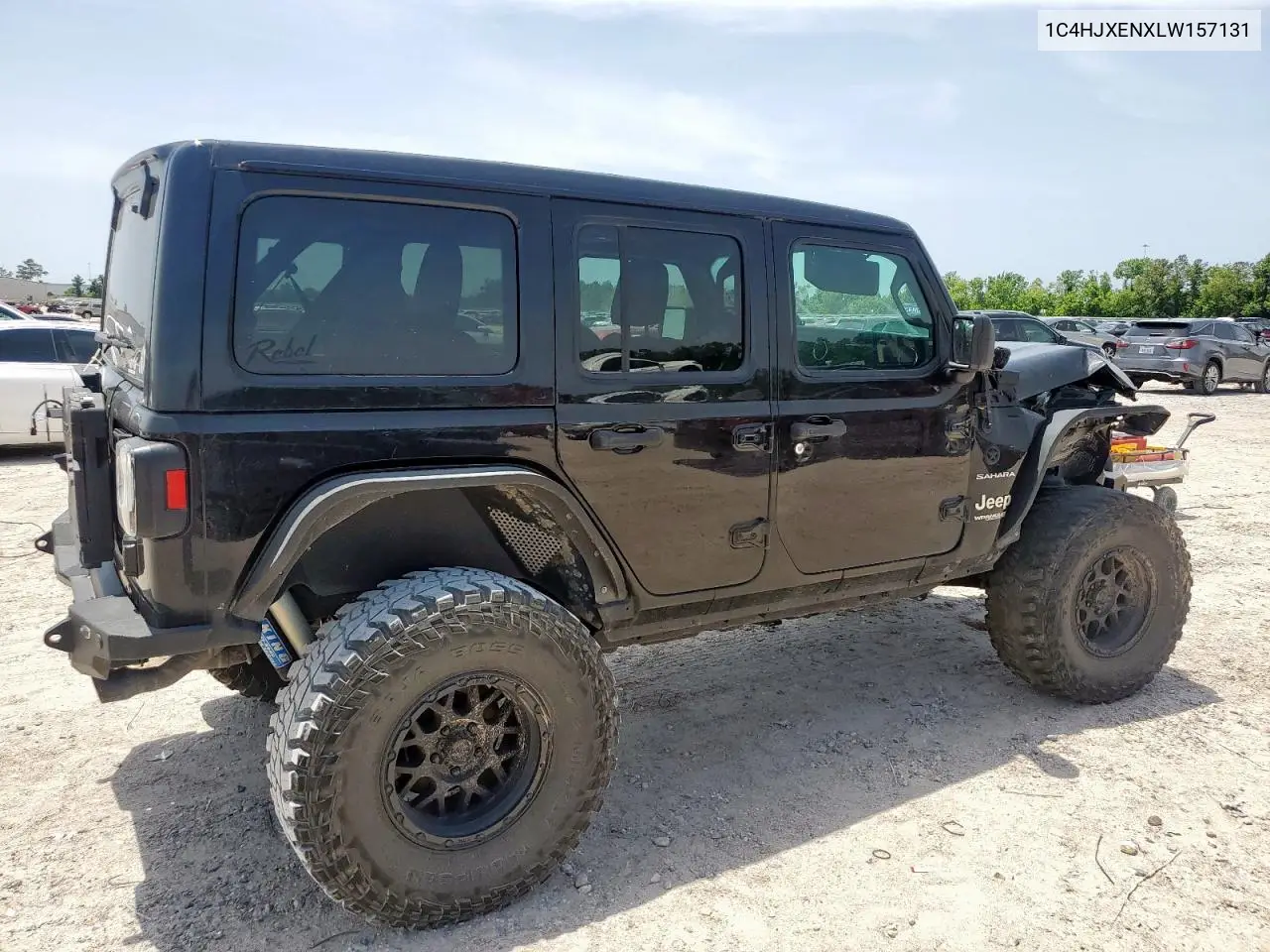 2020 Jeep Wrangler Unlimited Sahara VIN: 1C4HJXENXLW157131 Lot: 57039315