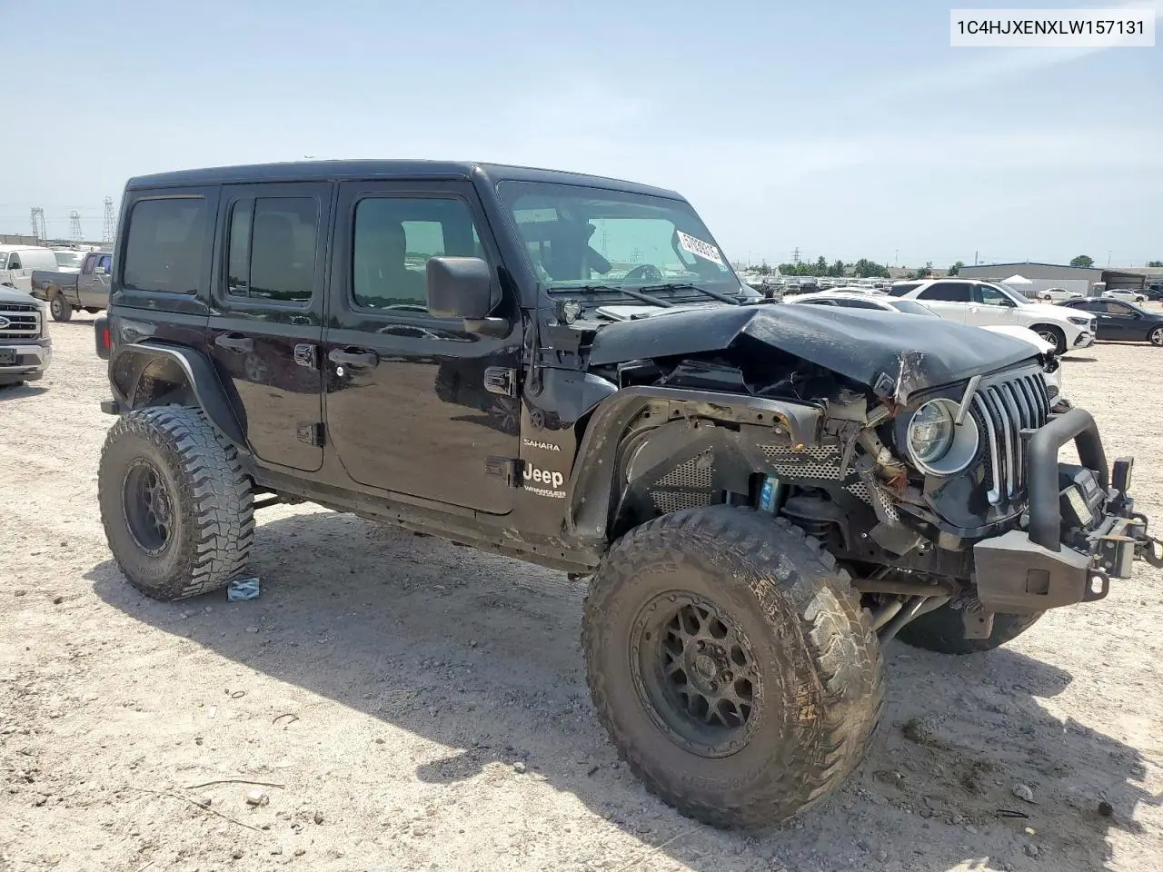 2020 Jeep Wrangler Unlimited Sahara VIN: 1C4HJXENXLW157131 Lot: 57039315
