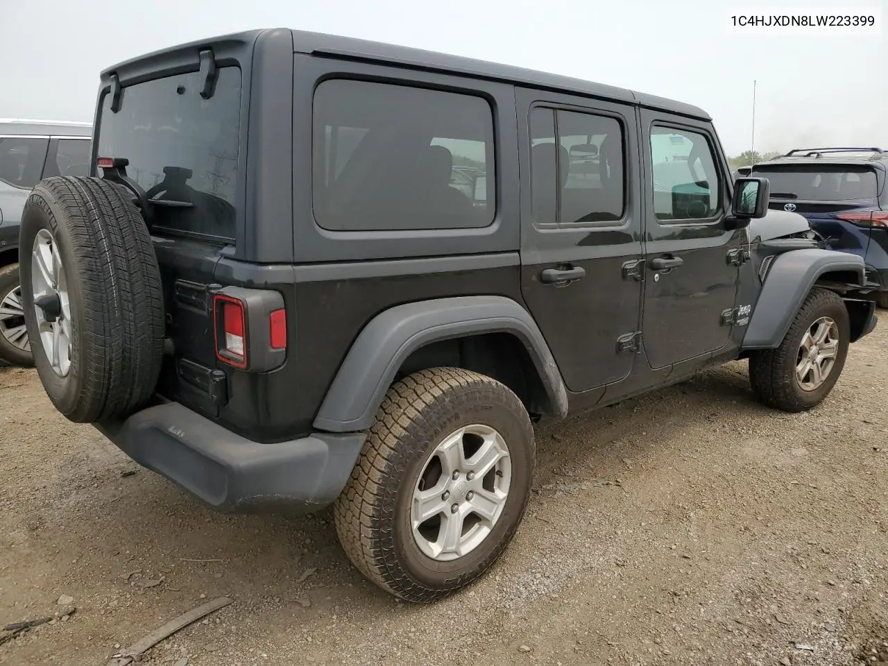 2020 Jeep Wrangler Unlimited Sport VIN: 1C4HJXDN8LW223399 Lot: 58637215