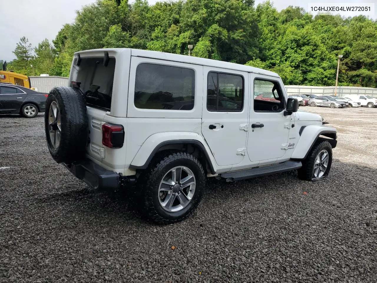 2020 Jeep Wrangler Unlimited Sahara VIN: 1C4HJXEG4LW272051 Lot: 61090665