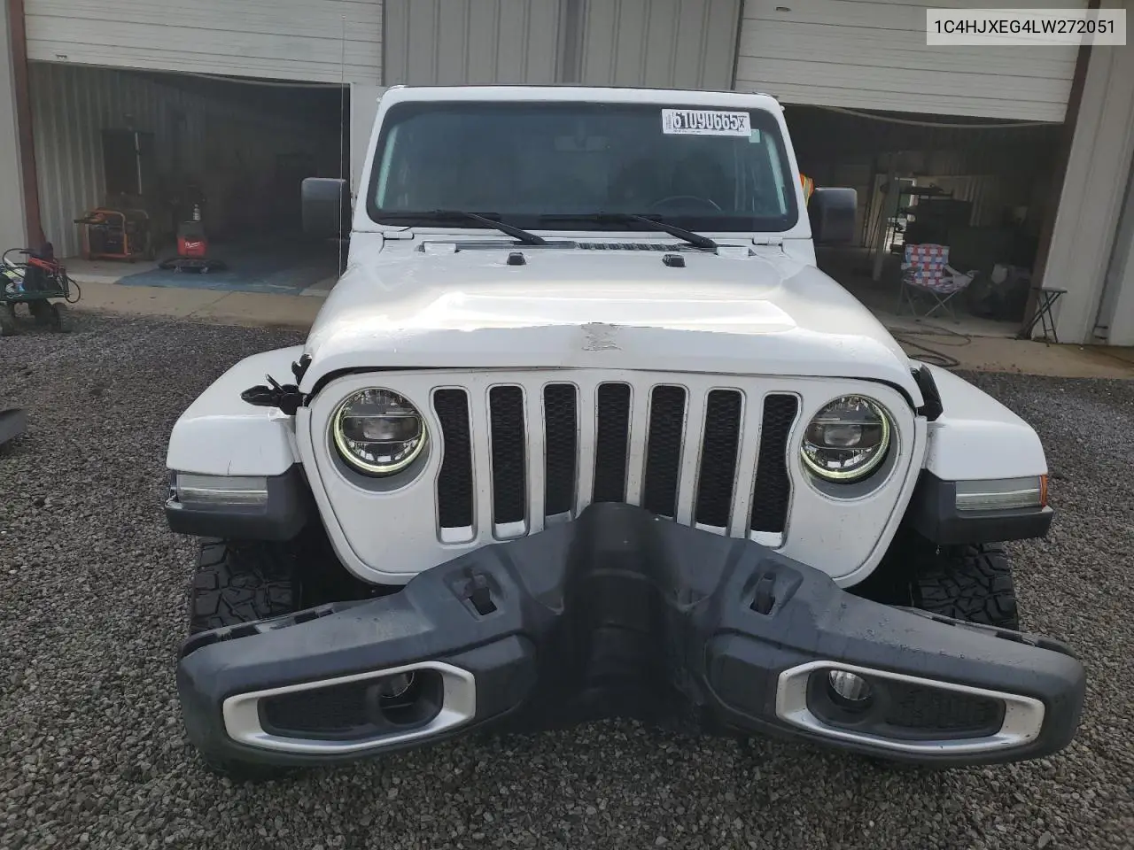 2020 Jeep Wrangler Unlimited Sahara VIN: 1C4HJXEG4LW272051 Lot: 61090665