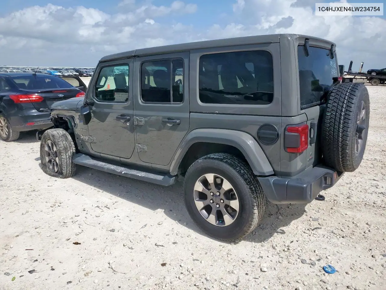 2020 Jeep Wrangler Unlimited Sahara VIN: 1C4HJXEN4LW234754 Lot: 61486715