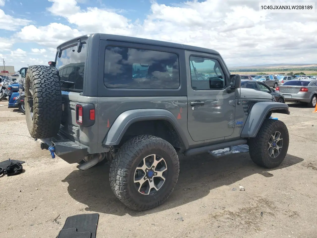 2020 Jeep Wrangler Sport VIN: 1C4GJXANXLW208189 Lot: 61553175