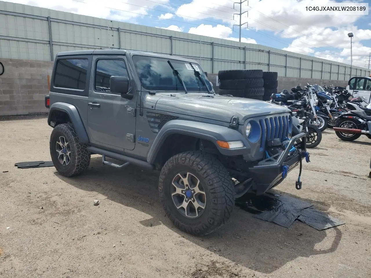 2020 Jeep Wrangler Sport VIN: 1C4GJXANXLW208189 Lot: 61553175