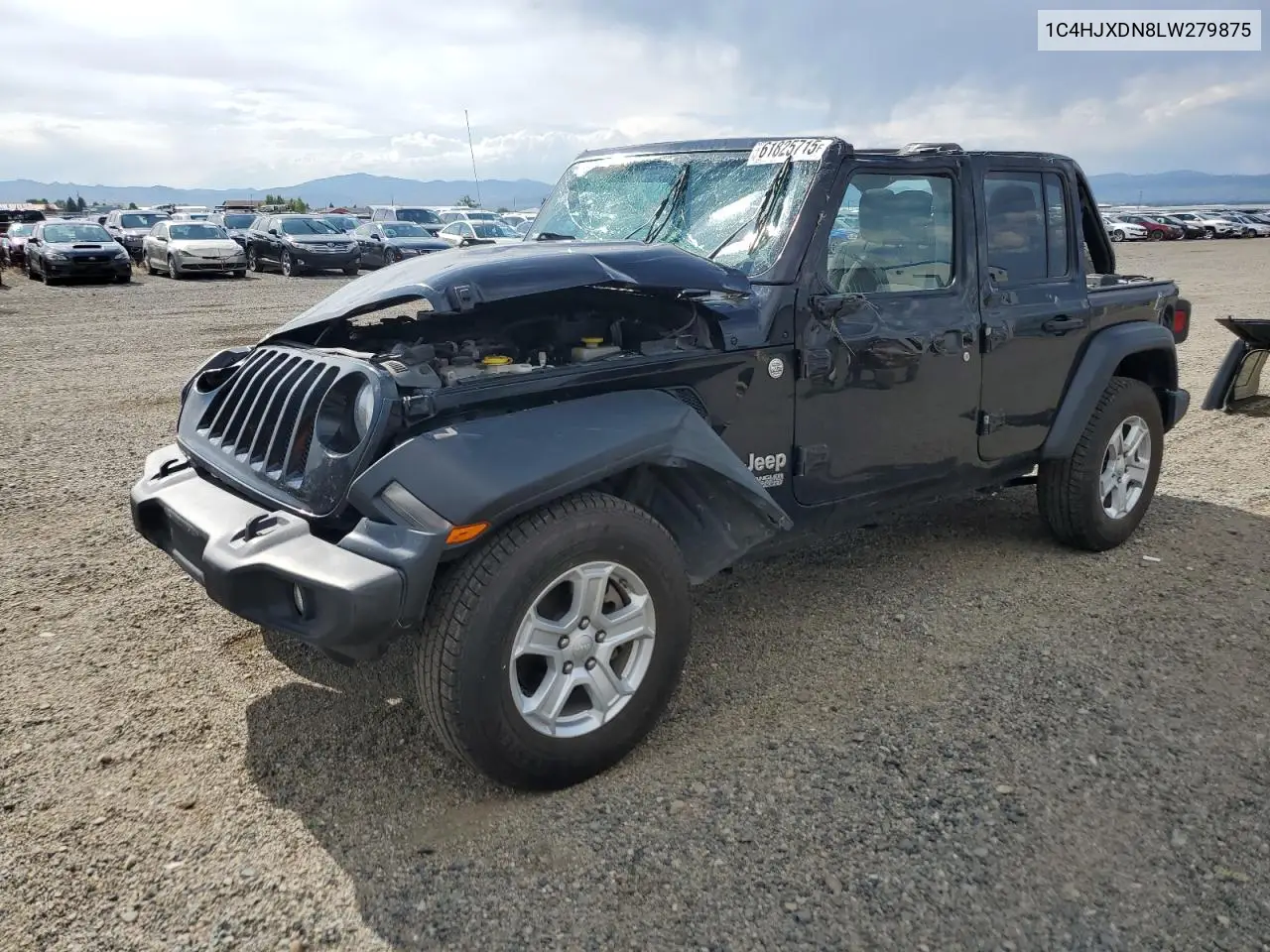 2020 Jeep Wrangler Unlimited Sport VIN: 1C4HJXDN8LW279875 Lot: 61825715