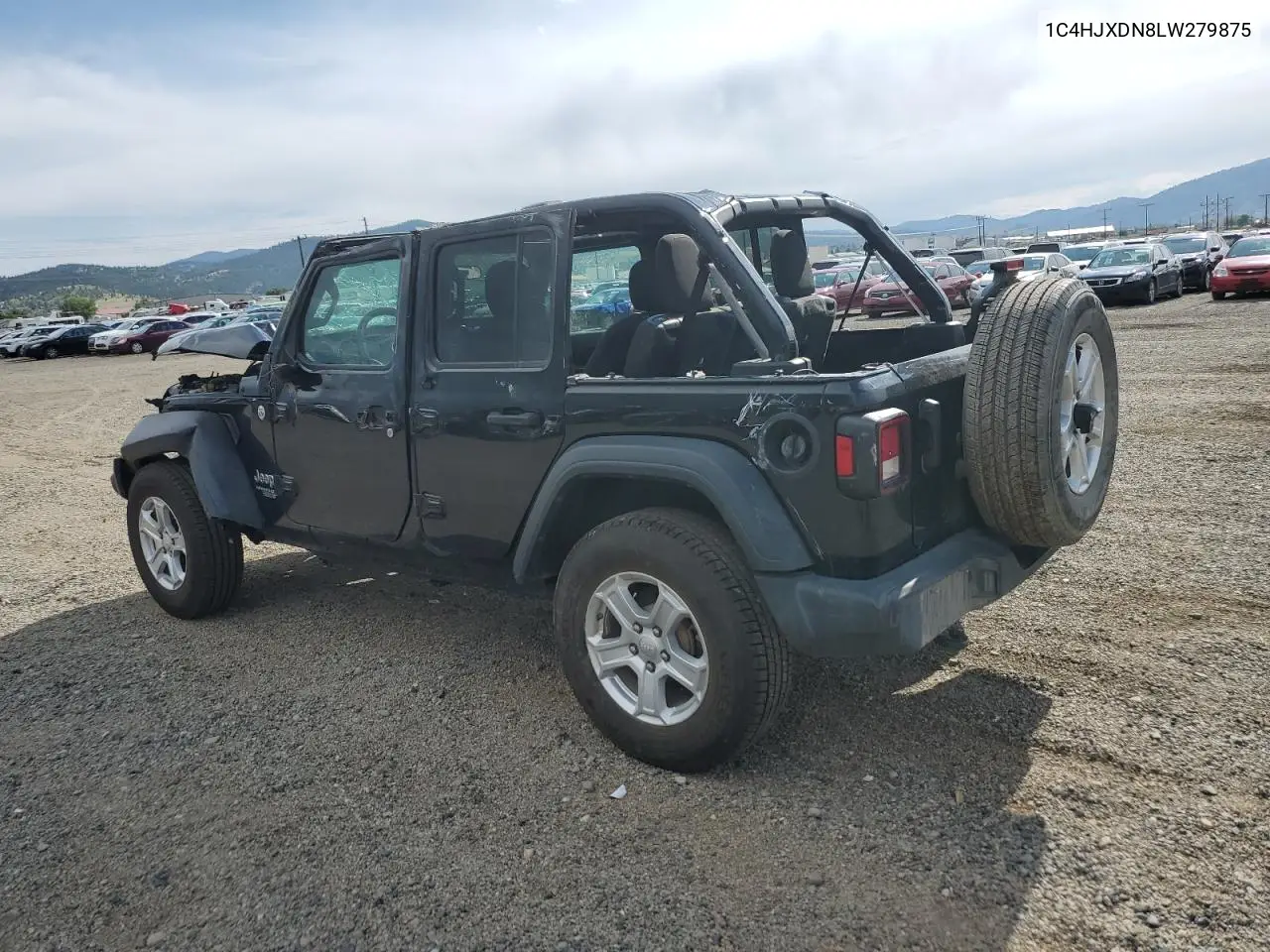2020 Jeep Wrangler Unlimited Sport VIN: 1C4HJXDN8LW279875 Lot: 61825715