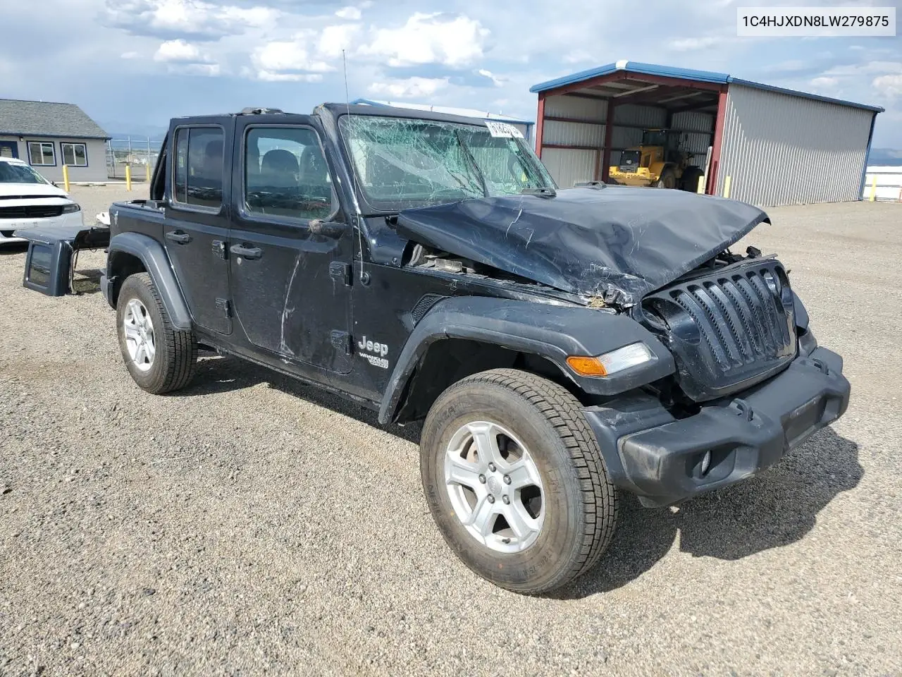 2020 Jeep Wrangler Unlimited Sport VIN: 1C4HJXDN8LW279875 Lot: 61825715