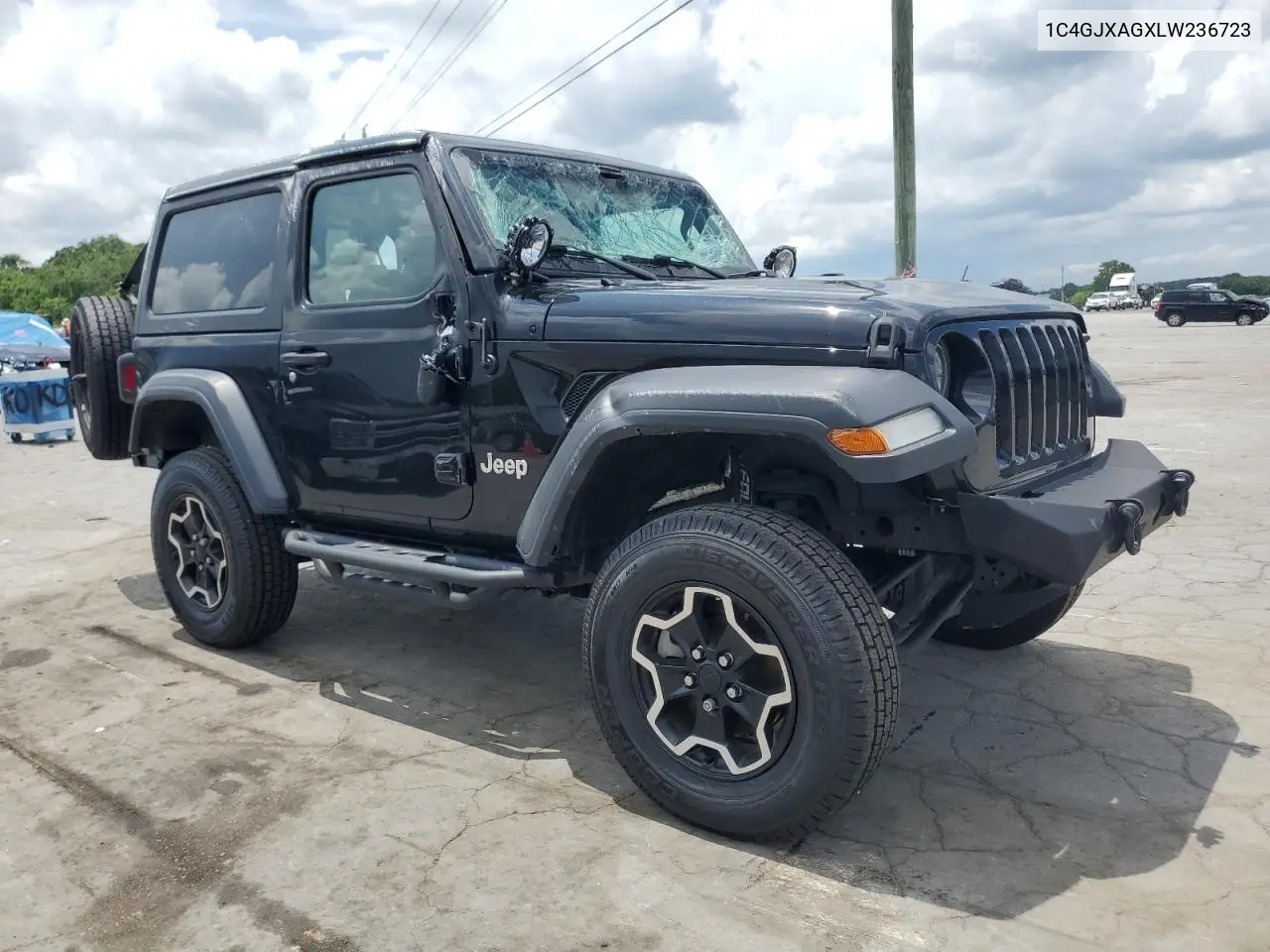 2020 Jeep Wrangler Sport VIN: 1C4GJXAGXLW236723 Lot: 62336395