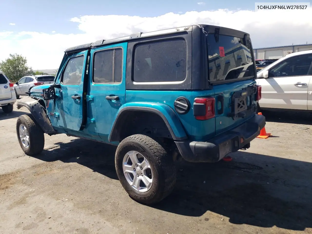 2020 Jeep Wrangler Unlimited Rubicon VIN: 1C4HJXFN6LW278527 Lot: 62541485
