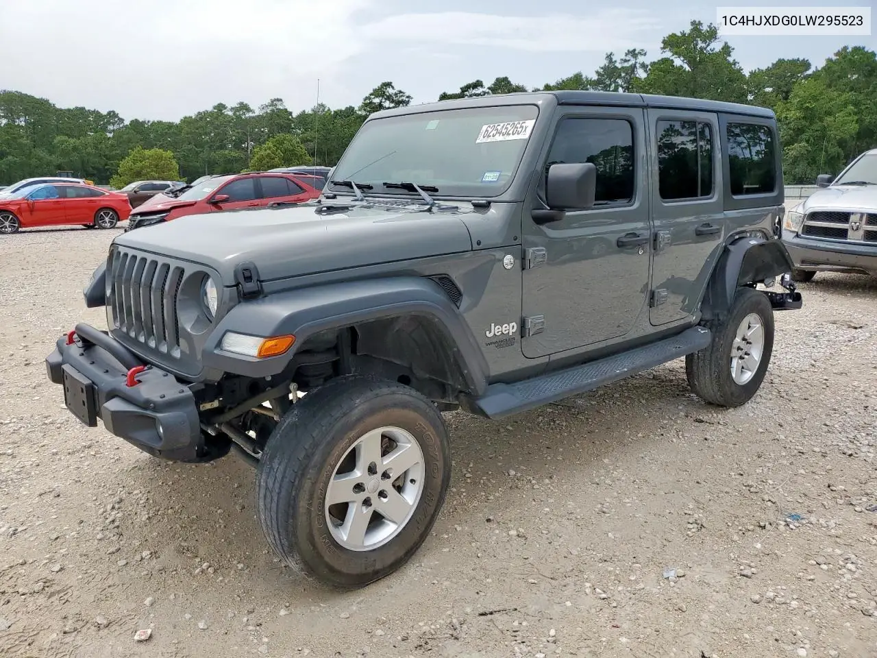 2020 Jeep Wrangler Unlimited Sport VIN: 1C4HJXDG0LW295523 Lot: 62545265