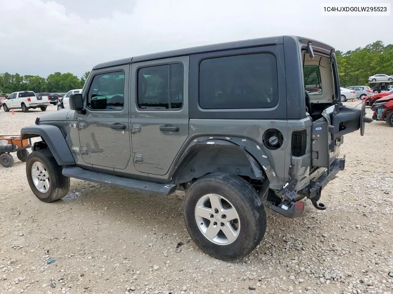 2020 Jeep Wrangler Unlimited Sport VIN: 1C4HJXDG0LW295523 Lot: 62545265