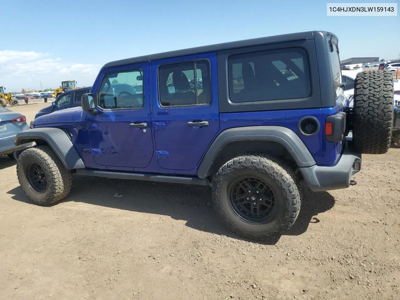 2020 Jeep Wrangler Unlimited Sport VIN: 1C4HJXDN3LW159143 Lot: 62864815