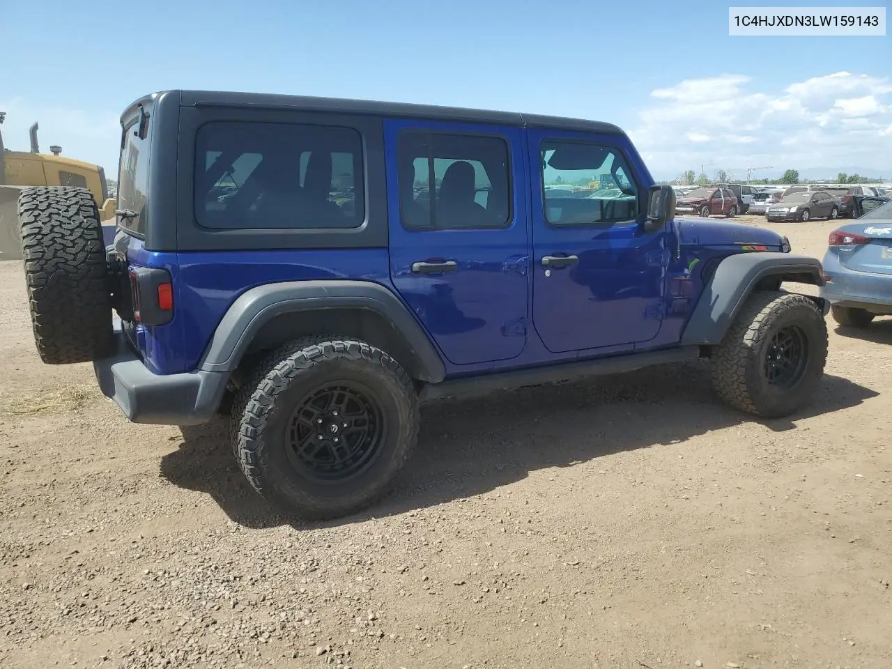 2020 Jeep Wrangler Unlimited Sport VIN: 1C4HJXDN3LW159143 Lot: 62864815