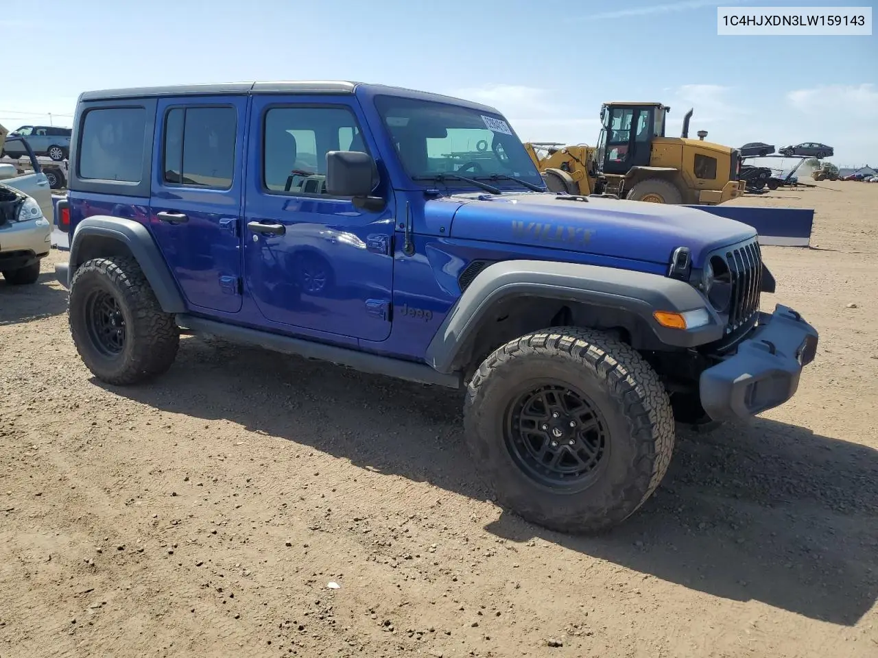 2020 Jeep Wrangler Unlimited Sport VIN: 1C4HJXDN3LW159143 Lot: 62864815