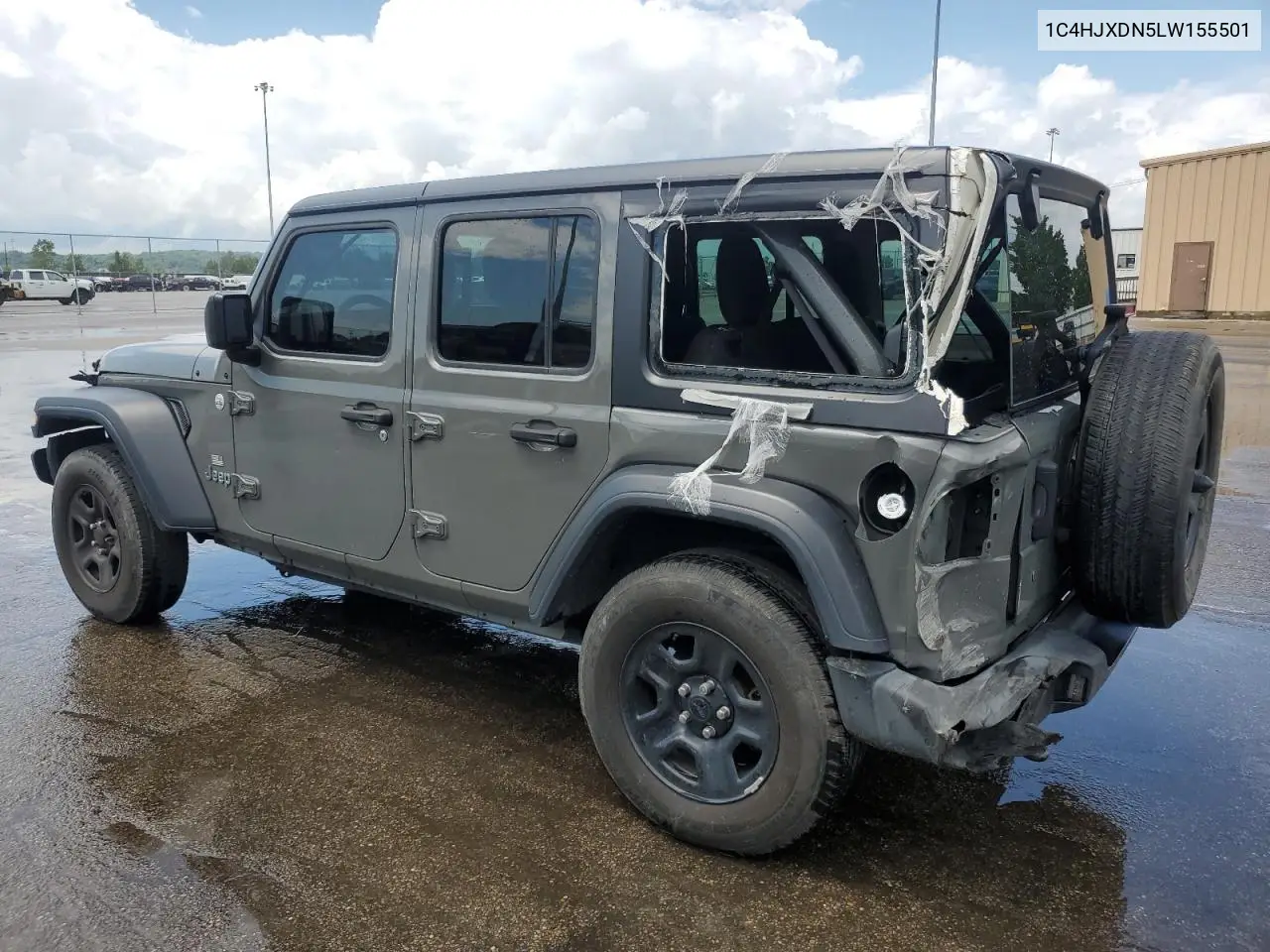 2020 Jeep Wrangler Unlimited Sport VIN: 1C4HJXDN5LW155501 Lot: 63217835