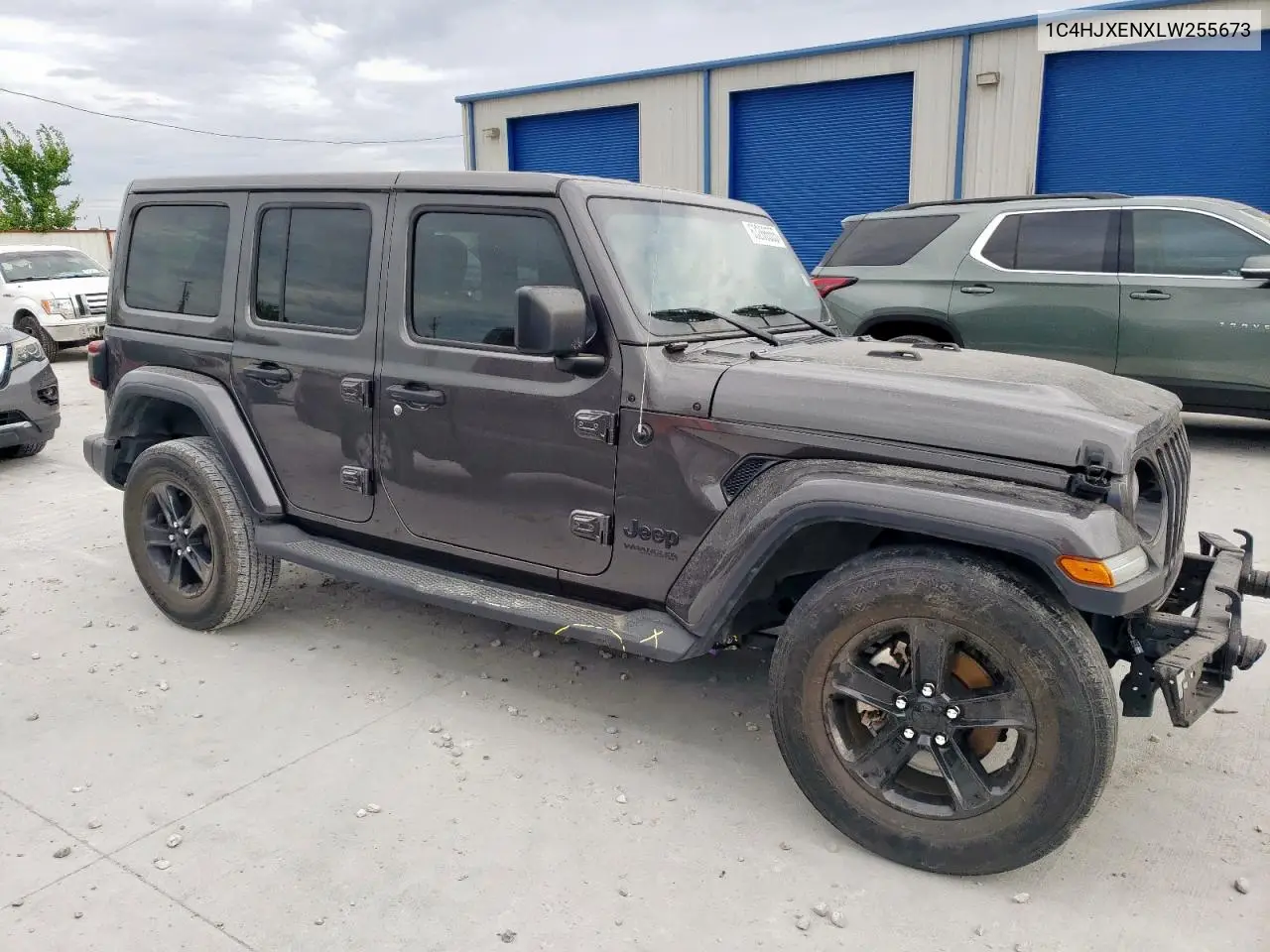 2020 Jeep Wrangler Unlimited Sahara VIN: 1C4HJXENXLW255673 Lot: 63266555