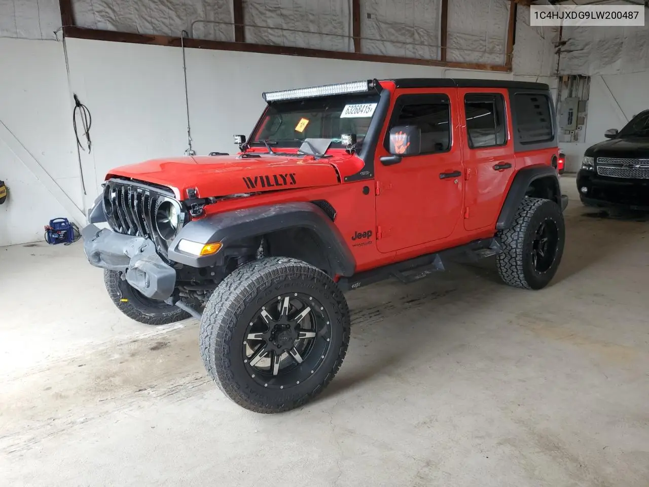 2020 Jeep Wrangler Unlimited Sport VIN: 1C4HJXDG9LW200487 Lot: 63268415