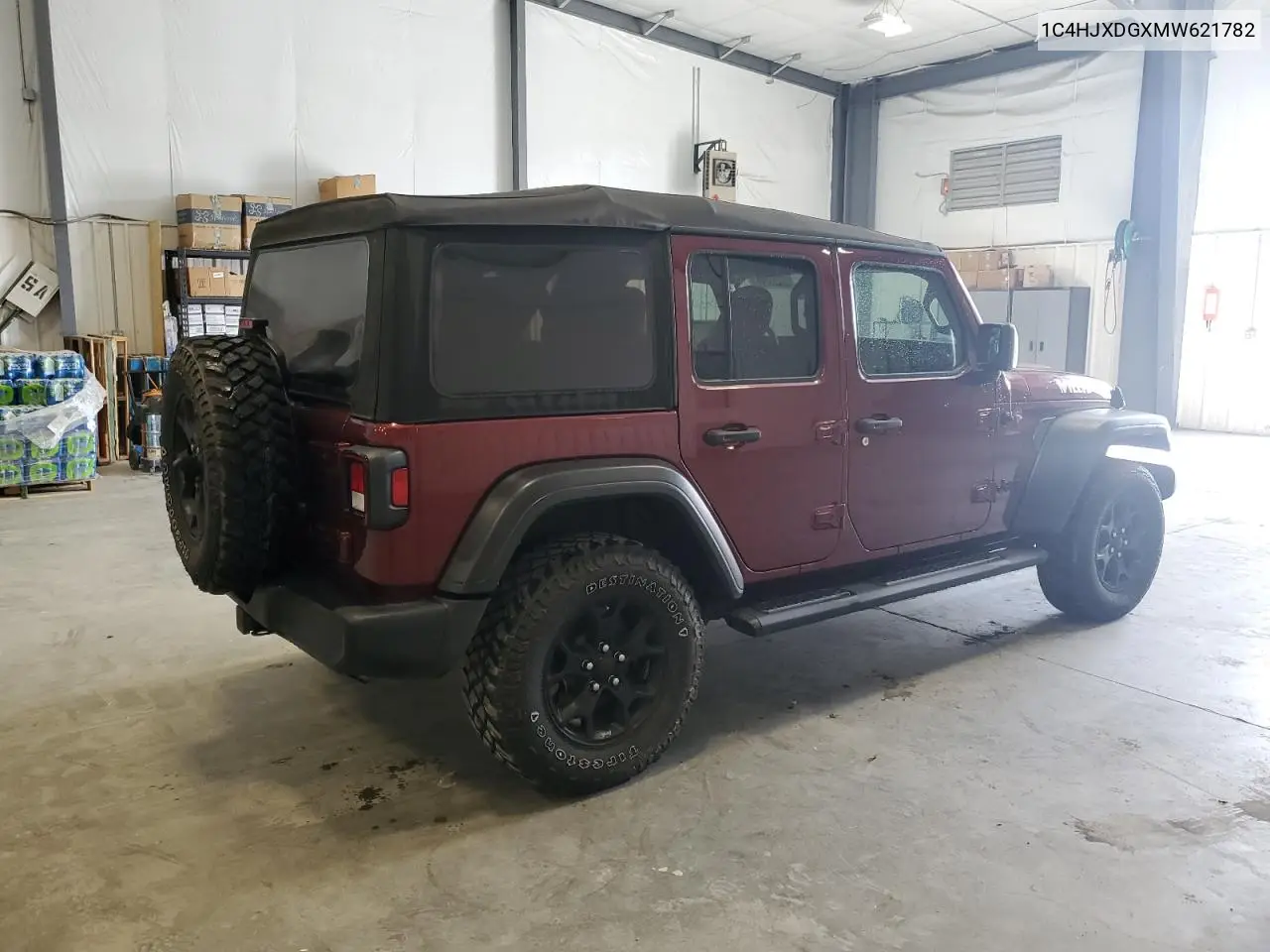 2021 Jeep Wrangler Unlimited Sport VIN: 1C4HJXDGXMW621782 Lot: 49469275