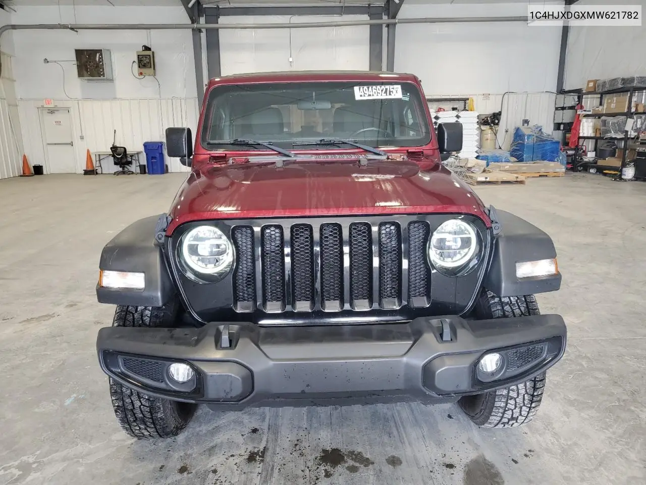2021 Jeep Wrangler Unlimited Sport VIN: 1C4HJXDGXMW621782 Lot: 49469275