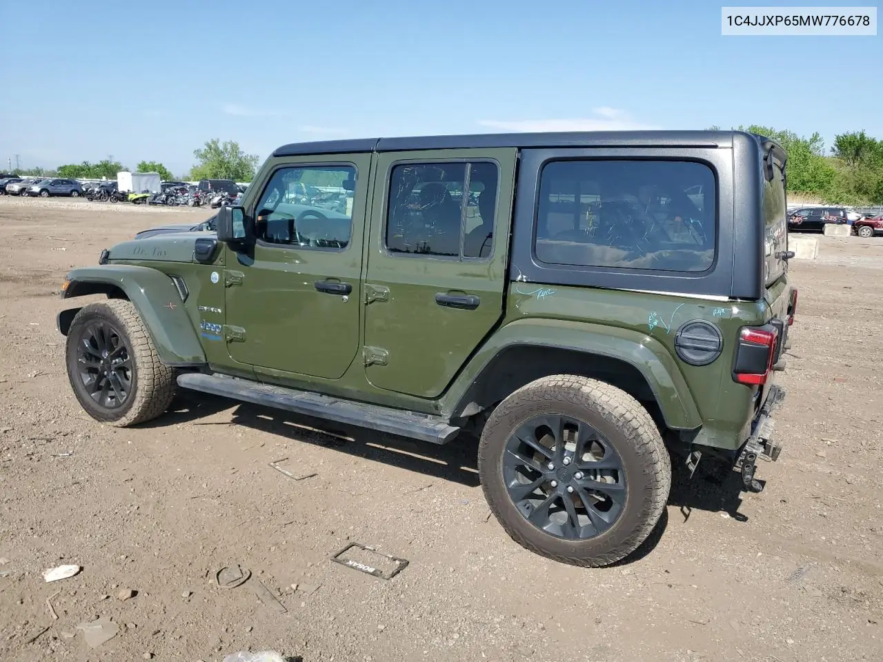 1c4jjxp65mw776678 1C4JJXP65MW776678 2021 Jeep Wrangler Unlimited Sahara 4Xe
