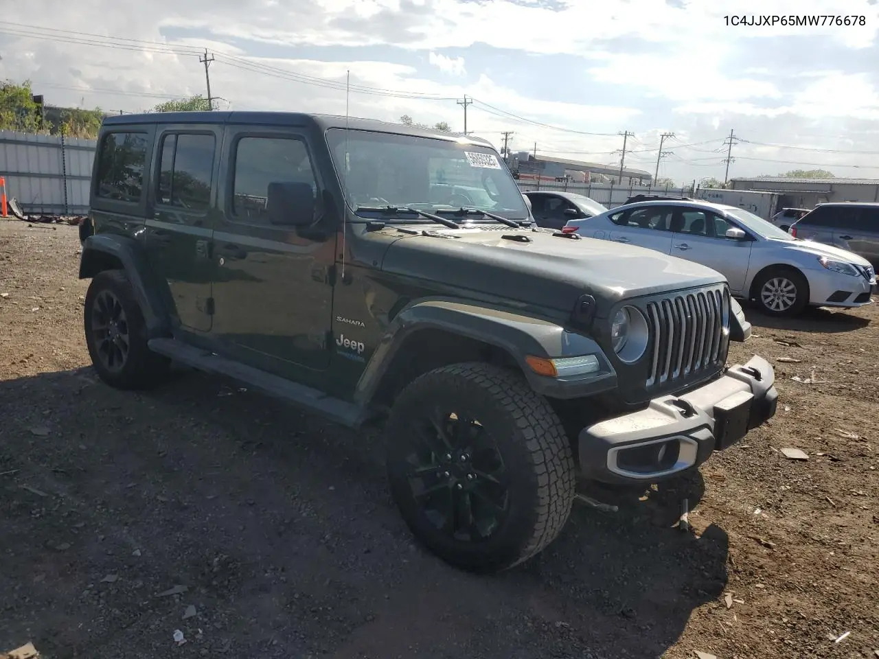 1c4jjxp65mw776678 1C4JJXP65MW776678 2021 Jeep Wrangler Unlimited Sahara 4Xe
