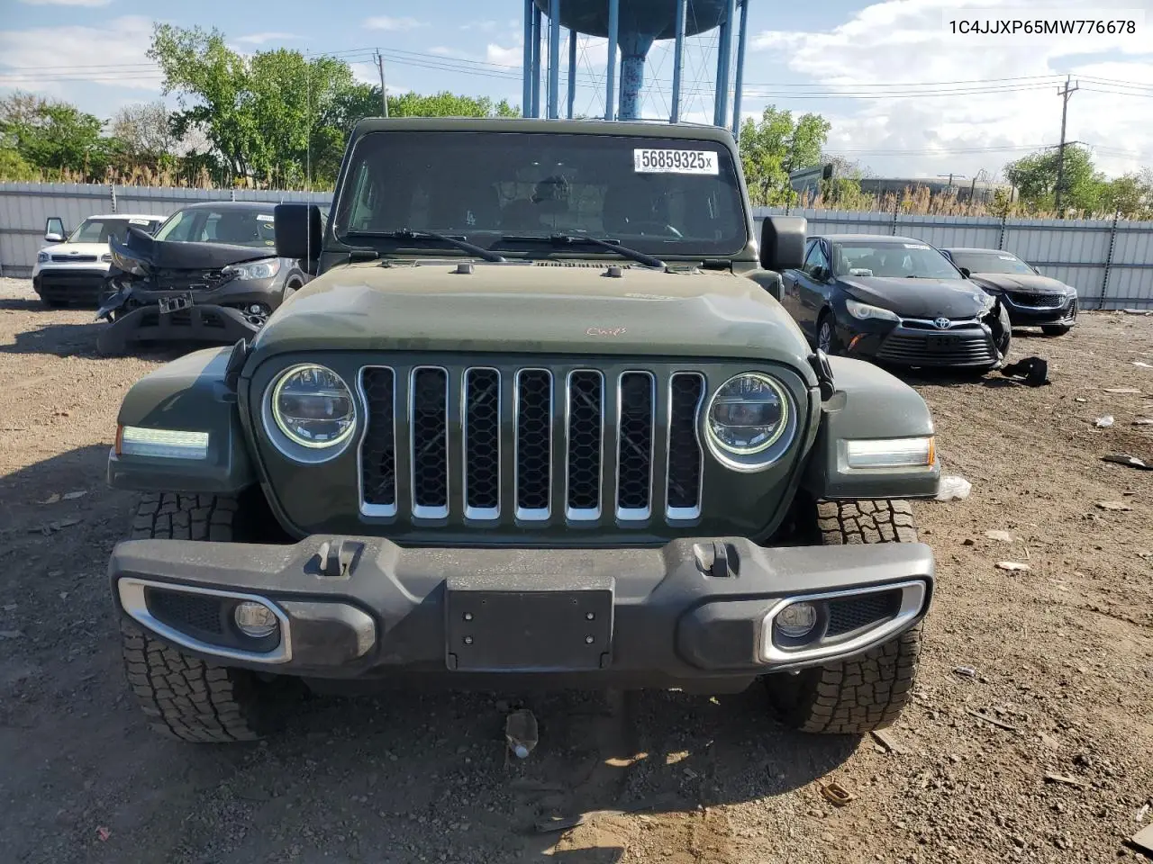1c4jjxp65mw776678 1C4JJXP65MW776678 2021 Jeep Wrangler Unlimited Sahara 4Xe
