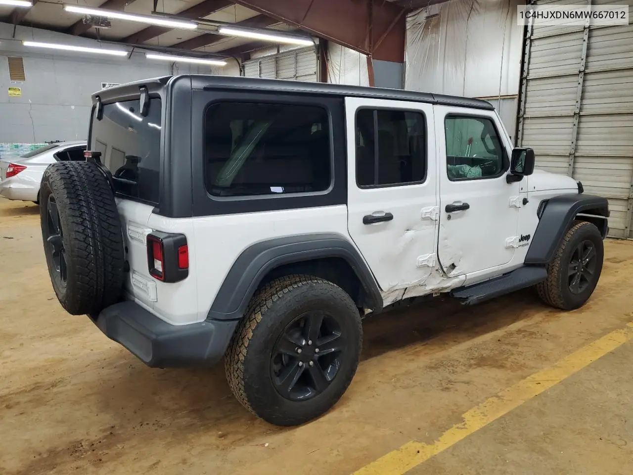 2021 Jeep Wrangler Unlimited Sport VIN: 1C4HJXDN6MW667012 Lot: 56915715