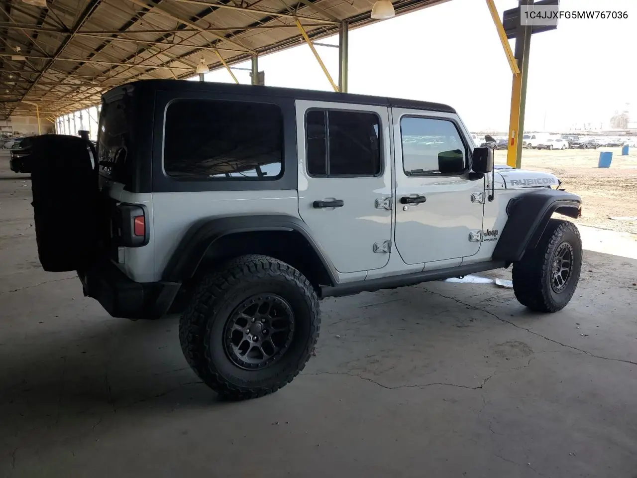 2021 Jeep Wrangler Unlimited Rubicon VIN: 1C4JJXFG5MW767036 Lot: 56918355