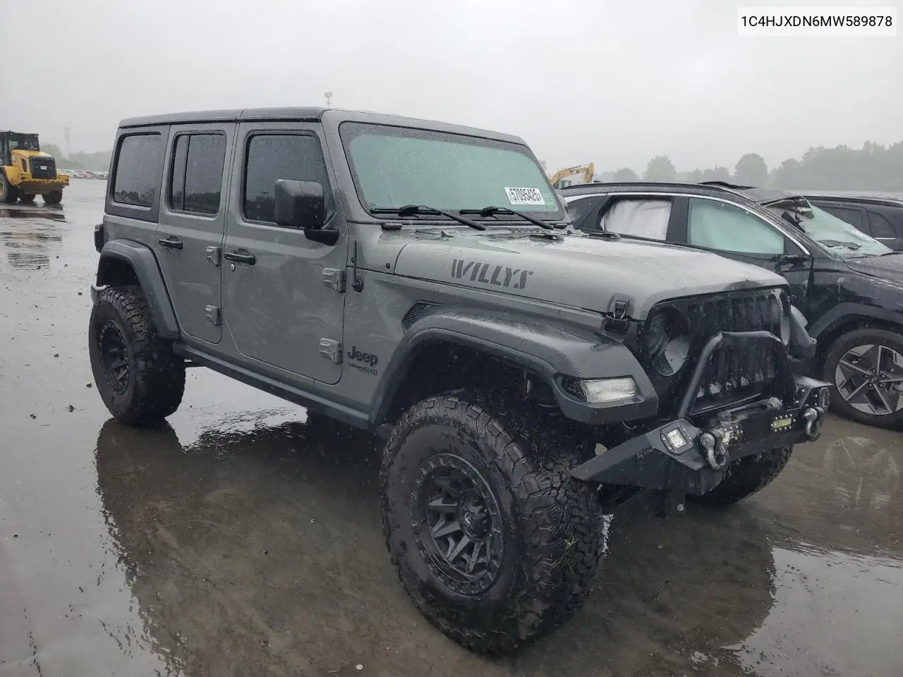 2021 Jeep Wrangler Unlimited Sport VIN: 1C4HJXDN6MW589878 Lot: 57095425