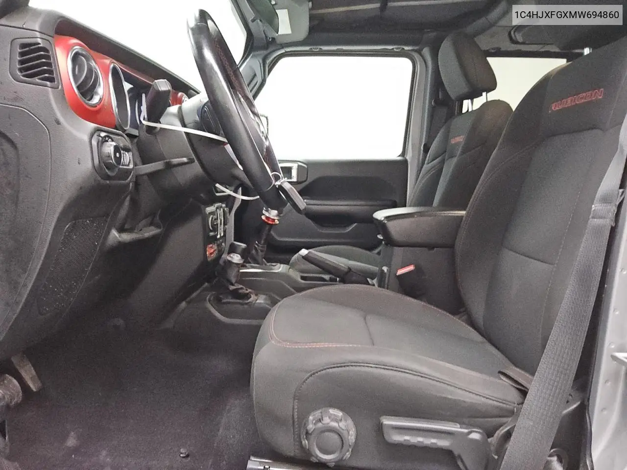 2021 Jeep Wrangler Unlimited Rubicon VIN: 1C4HJXFGXMW694860 Lot: 58929725