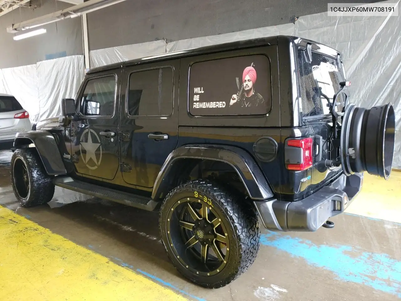 2021 Jeep Wrangler Unlimited Sahara 4Xe VIN: 1C4JJXP60MW708191 Lot: 60759345