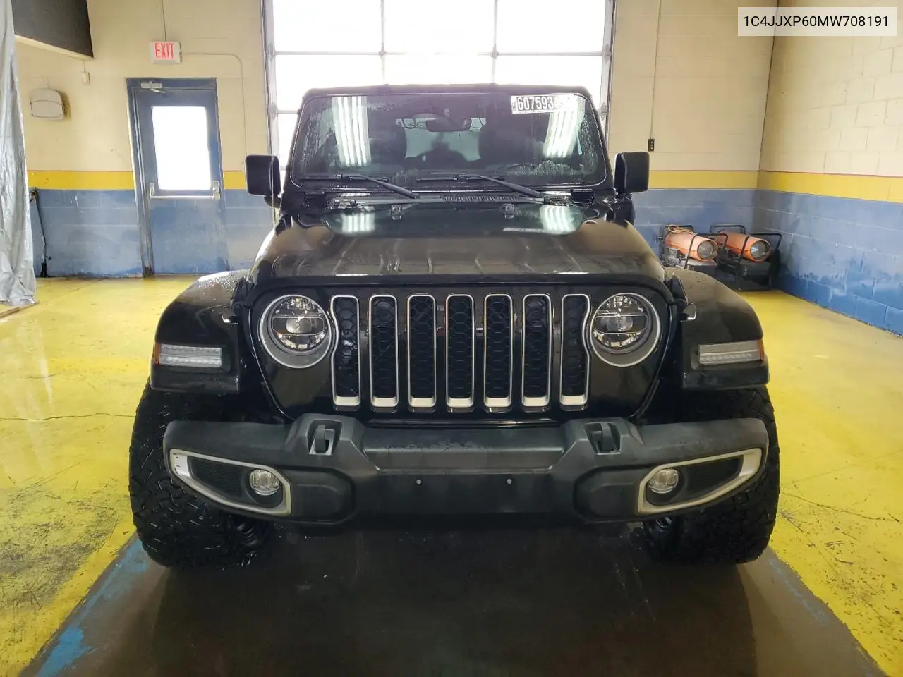 2021 Jeep Wrangler Unlimited Sahara 4Xe VIN: 1C4JJXP60MW708191 Lot: 60759345
