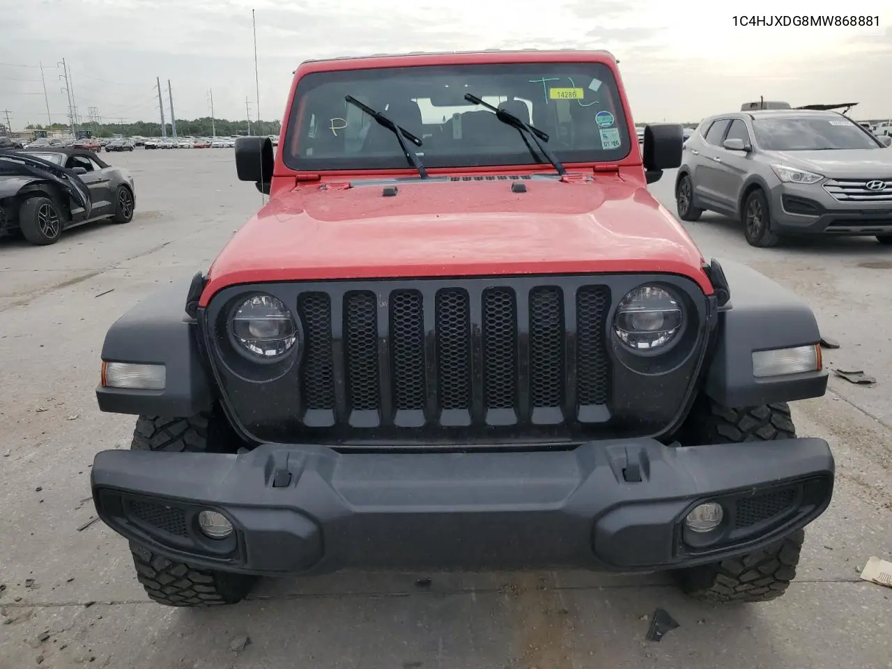 2021 Jeep Wrangler Unlimited Sport VIN: 1C4HJXDG8MW868881 Lot: 61491725