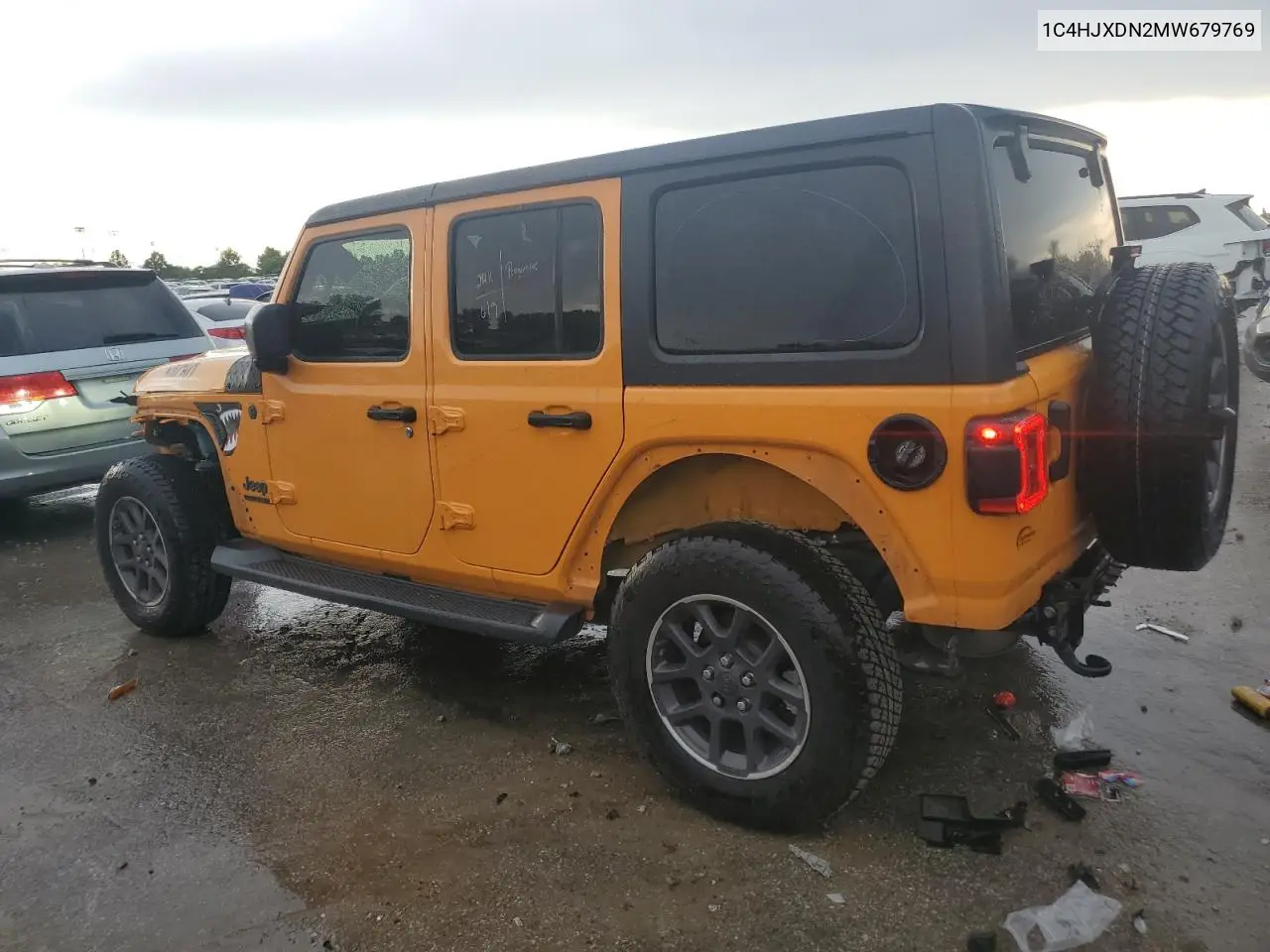 2021 Jeep Wrangler Unlimited Sport VIN: 1C4HJXDN2MW679769 Lot: 62221795