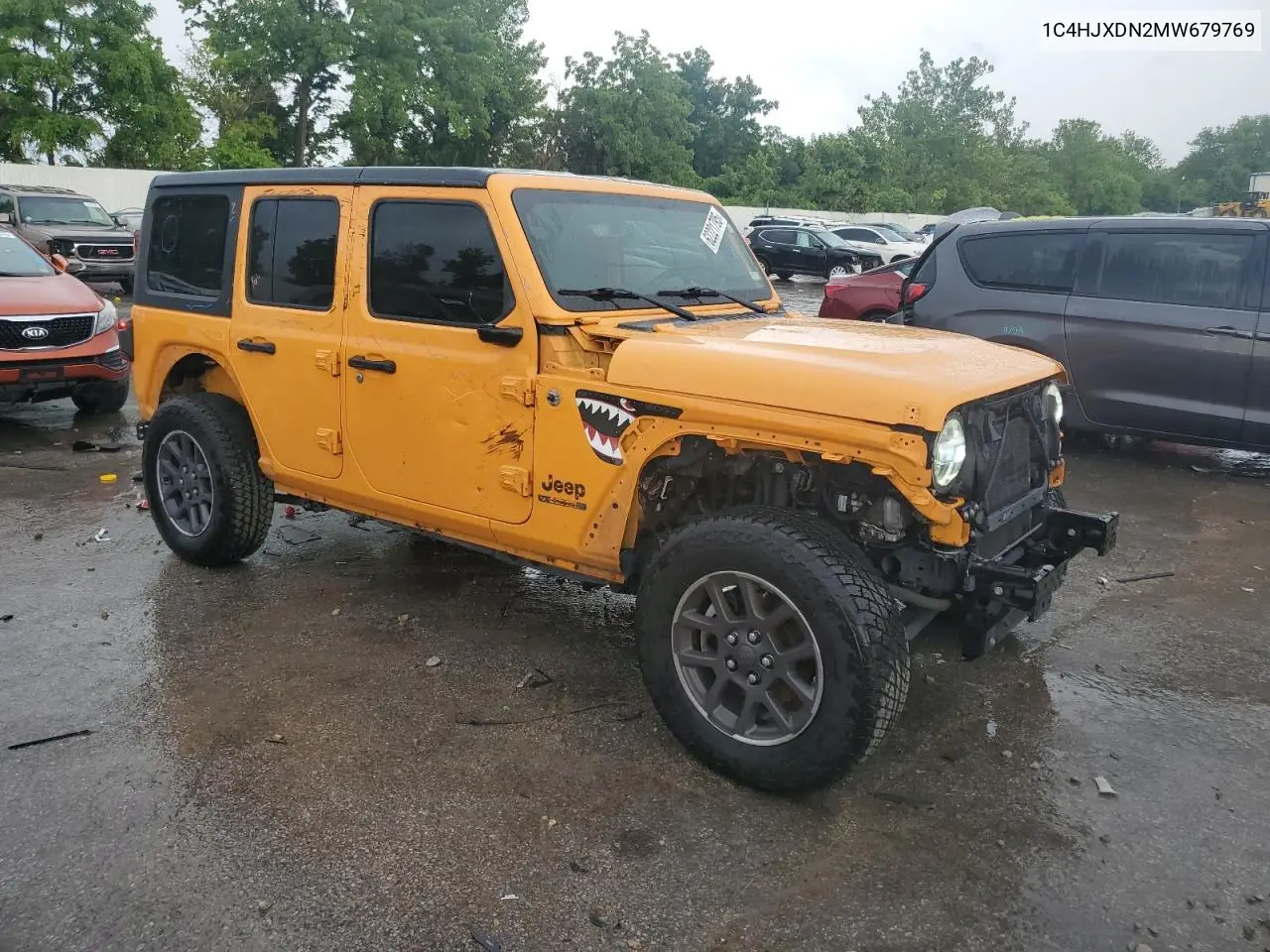 2021 Jeep Wrangler Unlimited Sport VIN: 1C4HJXDN2MW679769 Lot: 62221795