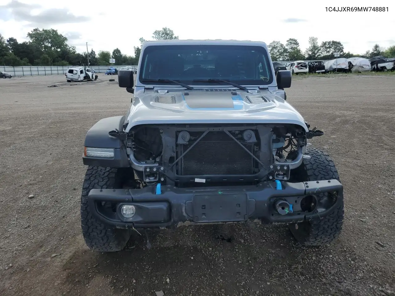 2021 Jeep Wrangler Unlimited Rubicon 4Xe VIN: 1C4JJXR69MW748881 Lot: 62332915