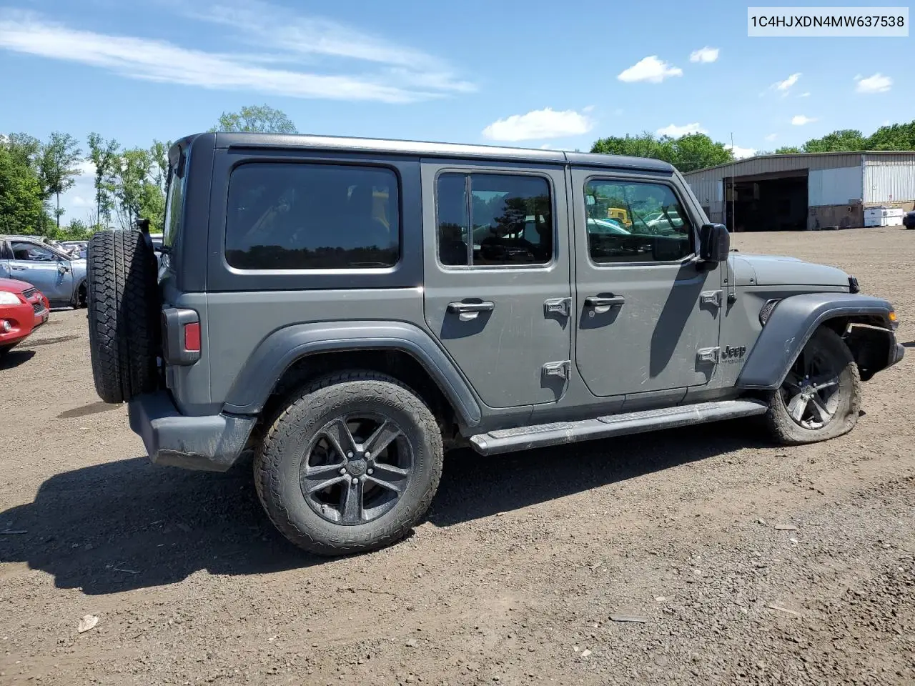 2021 Jeep Wrangler Unlimited Sport VIN: 1C4HJXDN4MW637538 Lot: 62377565
