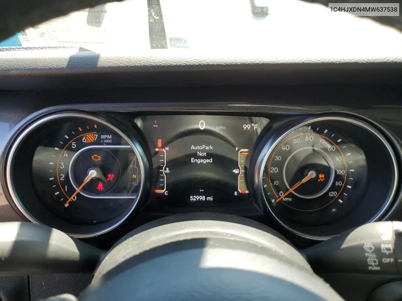 2021 Jeep Wrangler Unlimited Sport VIN: 1C4HJXDN4MW637538 Lot: 62377565