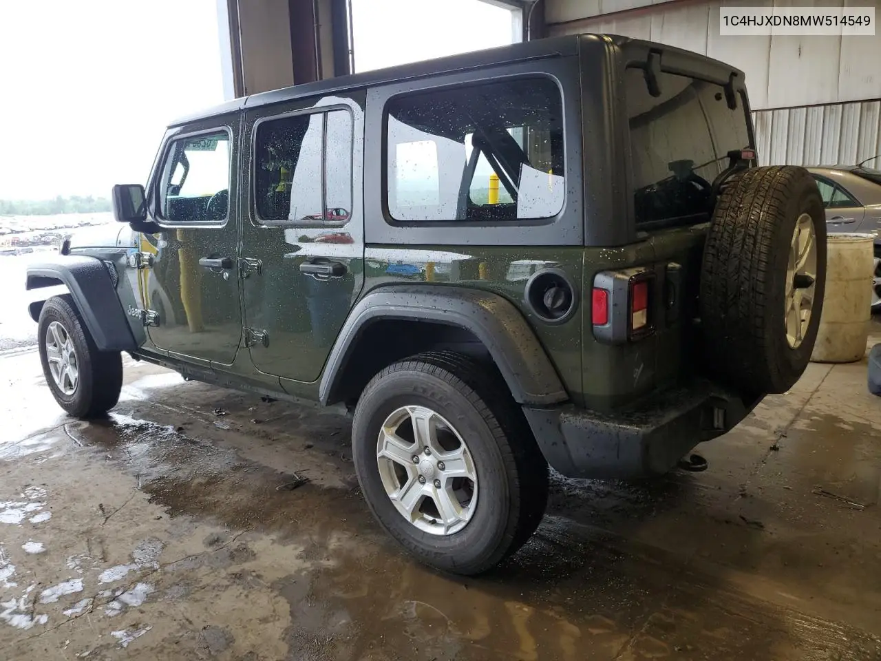 2021 Jeep Wrangler Unlimited Sport VIN: 1C4HJXDN8MW514549 Lot: 62391215