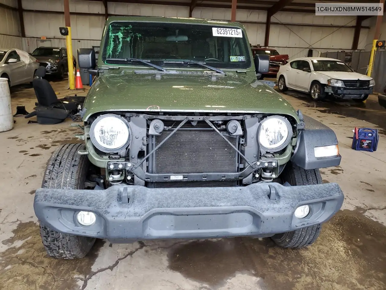 2021 Jeep Wrangler Unlimited Sport VIN: 1C4HJXDN8MW514549 Lot: 62391215