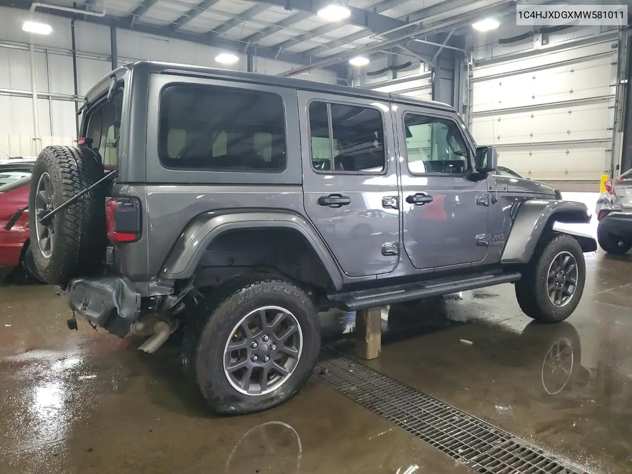 2021 Jeep Wrangler Unlimited Sport VIN: 1C4HJXDGXMW581011 Lot: 62646115