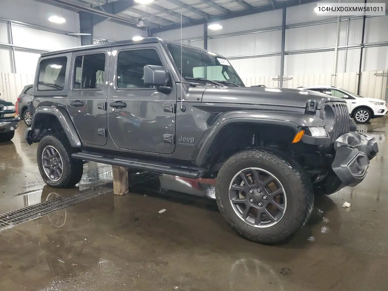 2021 Jeep Wrangler Unlimited Sport VIN: 1C4HJXDGXMW581011 Lot: 62646115