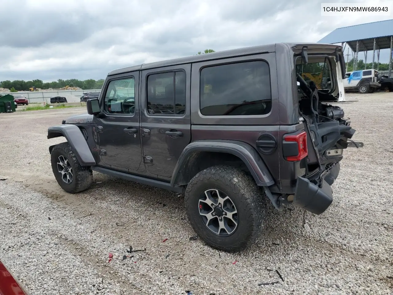 2021 Jeep Wrangler Unlimited Rubicon VIN: 1C4HJXFN9MW686943 Lot: 62765155