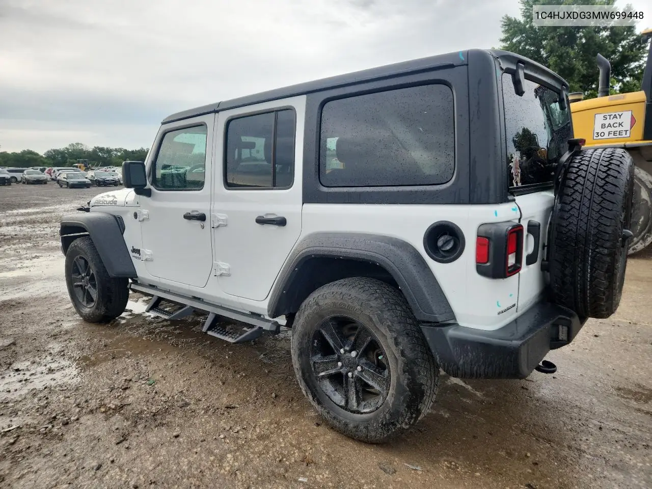 2021 Jeep Wrangler Unlimited Sport VIN: 1C4HJXDG3MW699448 Lot: 62924195